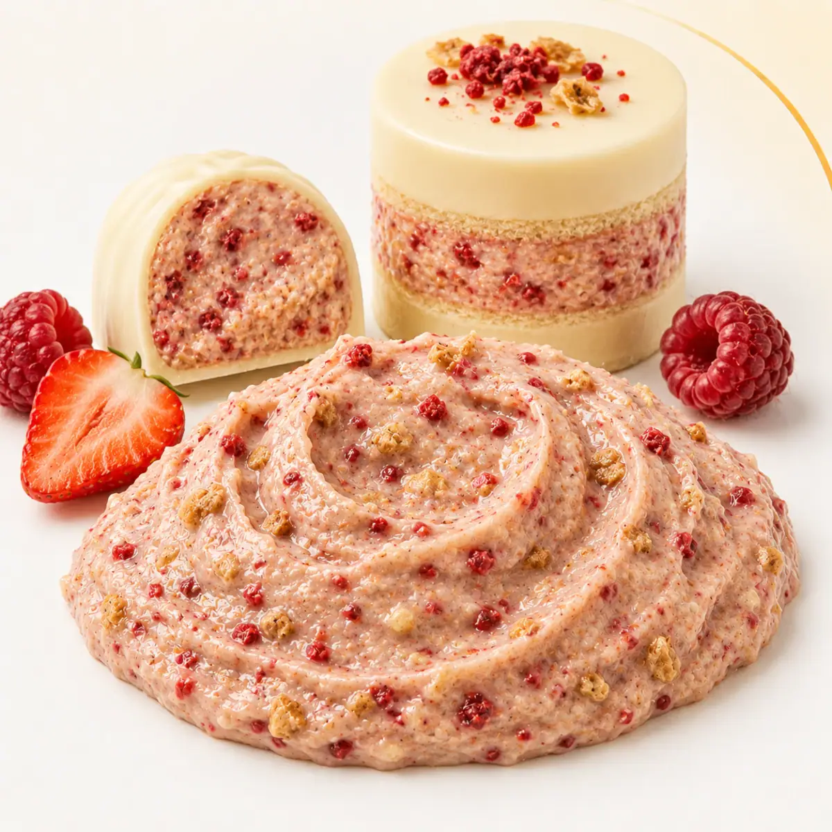 Red Fruit Croquant for commercial food production